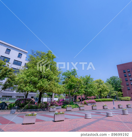 被大自然包圍的美麗山梨學院大學校園,崇光大學甲府市 被大自然包圍的美麗山梨學院大學校園,崇光大學甲府市 89699192