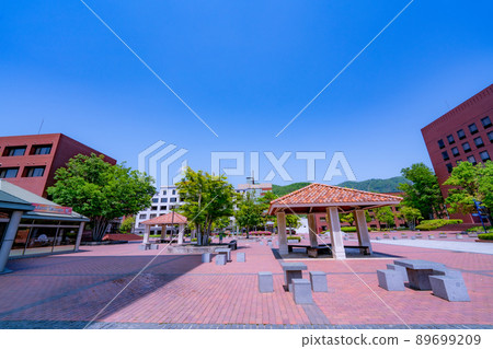 被大自然包圍的美麗山梨學院大學校園,崇光大學甲府市 被大自然包圍的美麗山梨學院大學校園,崇光大學甲府市 89699209