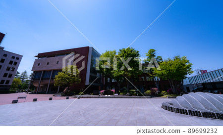 被大自然包圍的美麗山梨學院大學校園,崇光大學甲府市 被大自然包圍的美麗山梨學院大學校園,崇光大學甲府市 89699232