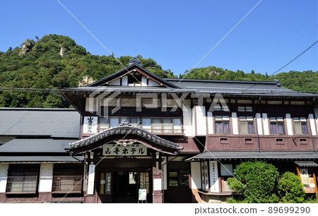 Scenery of Yamadera Old Yamadera Hotel Ruins 89699290