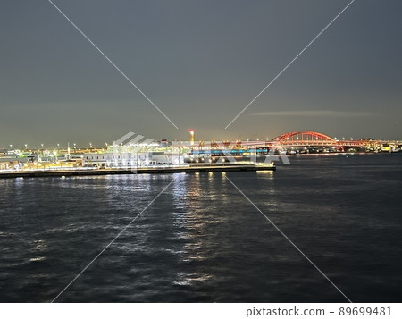 神戶港的夜景 89699481