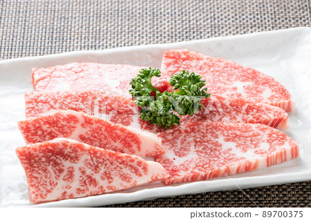Beef for grilled meat (loin). (About 100g) Beef for grilled meat (loin). (About 100g) 89700375