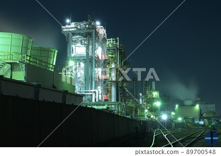 工廠夜景 工廠夜景 89700548