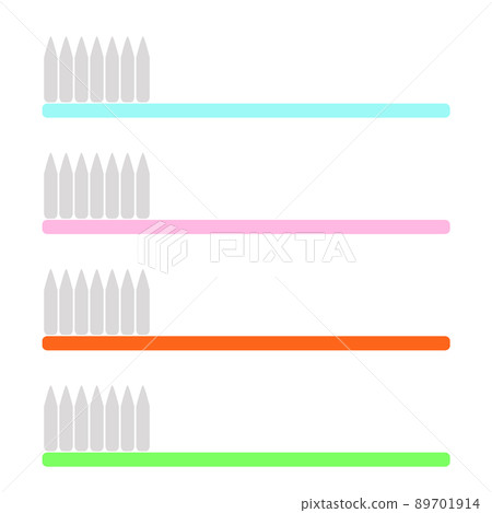 Toothbrush color variation set. 89701914