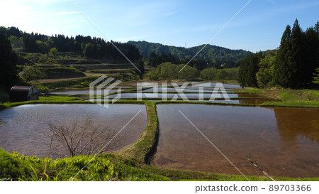 越後十日町吉名梯田 89703366