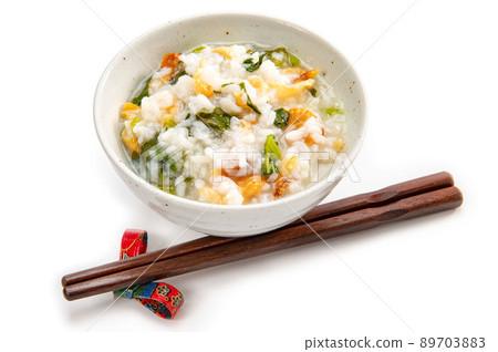 扇貝串蘿蔔葉粥 89703883