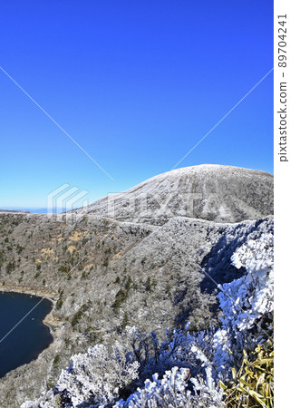 Snow Kirishima mountain range Snow Kirishima mountain range 89704241