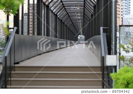 Long pedestrian bridge (Arakawa Natural Park) Long pedestrian bridge (Arakawa Natural Park) 89704342