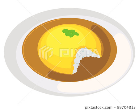 吃了一半的天津大米矢量圖 89704812