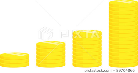Money coins piled up Money coins piled up 89704866