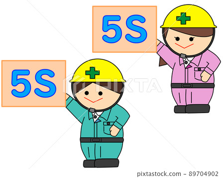 兩名工作工人，工作環境維護5S 89704902