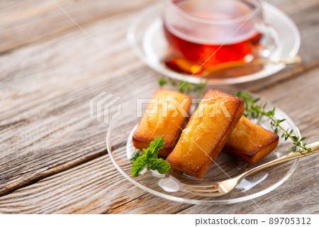 Elegant baked goods financier 89705312