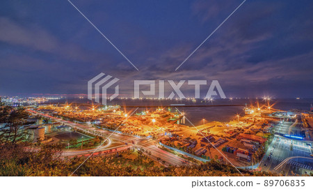 harbor night view 89706835