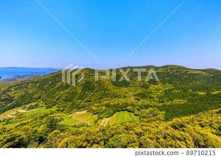 View from Hiyamizudake Park Observatory [Sasebo City, Nagasaki Prefecture] 89710215