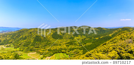 View from Hiyamizudake Park Observatory Panorama [Sasebo City, Nagasaki Prefecture] 89710217