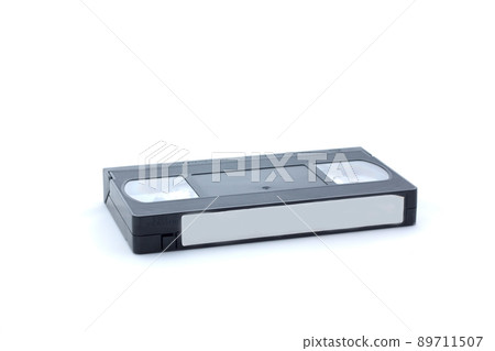 Videocassette on white background, isolated 89711507