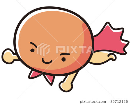 Illustration of a hero character with a round face Illustration of a hero character with a round face 89712126