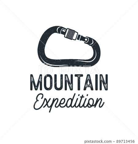 Mountain expedition print with carabiner Mountain expedition print with carabiner 89713456