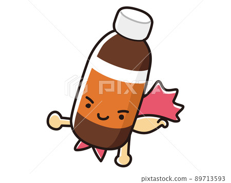 Illustration of energy drink hero character Illustration of energy drink hero character 89713593