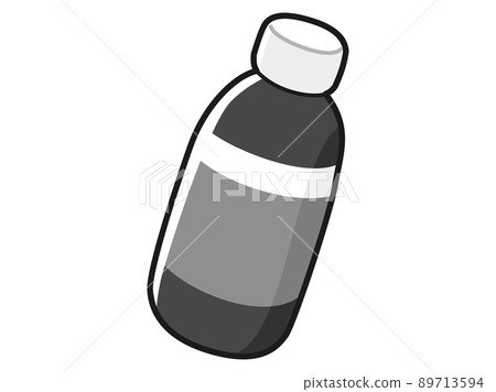 Illustration of energy drink (black and white) Illustration of energy drink (black and white) 89713594