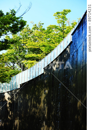 Blue sky and water Blue sky and water 89714231