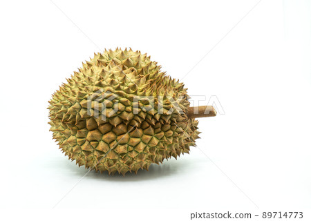 Durian on white background 89714773