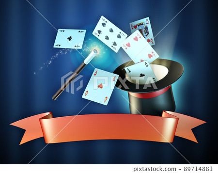 Magician show banner Magician show banner 89714881