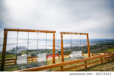 Wakkanai city seen from Wakkanai Park 89715021