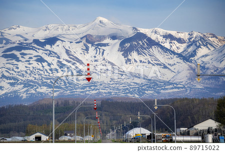 從美瑛看到的大雪山脈風景 89715022