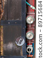 Old fire hydrant in an old town 89715684