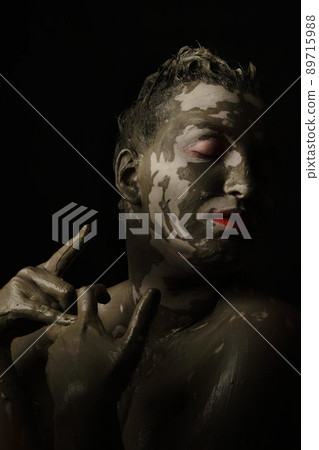 dirty smeared make up dirty smeared make up 89715988