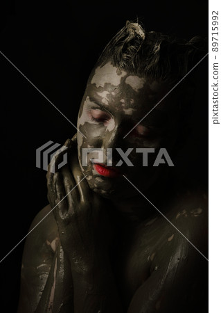 dirty smeared make up dirty smeared make up 89715992