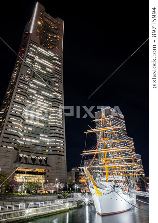 Yokohama night view Yokohama night view 89715994