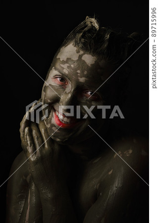 dirty smeared make up dirty smeared make up 89715996