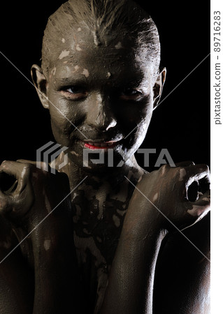 dirty smeared make up 89716283