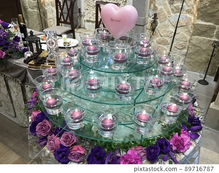 粉色蠟燭塔 89716787