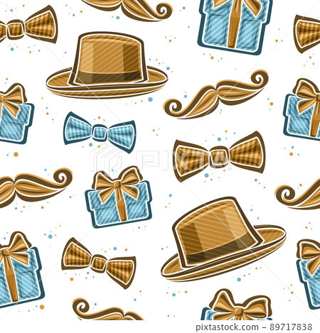 Vector Father's Day seamless pattern Vector Father's Day seamless pattern 89717838