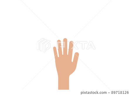 用線條畫出的簡單人的一隻手-舉手/伸出手/候選圖像材料 用線條畫出的簡單人的一隻手-舉手/伸出手/候選圖像材料 89718126