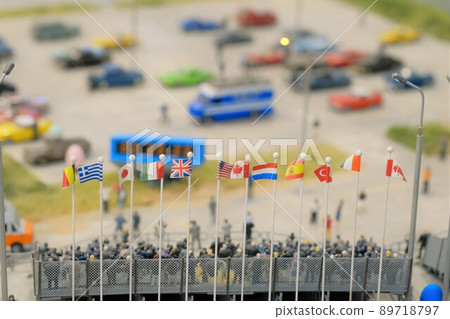 Space rocket launch ceremony 89718797