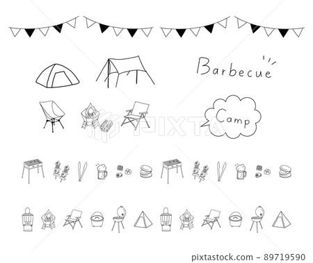 野營主題設計材料集 89719590