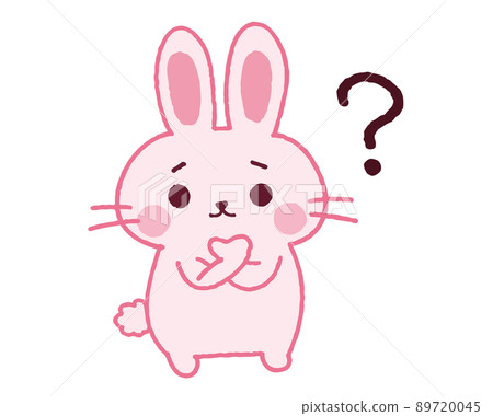 Rabbit I don't understand - Stock Illustration [89720045] - PIXTA