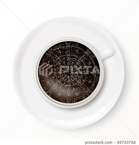 Magic dark coffee background Magic dark coffee background 89720788