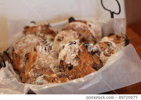 Freshly baked rye bread 89720875