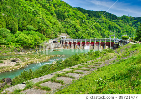 State of Shogawa-Goguchi Dam and Shogawa in May 89721477