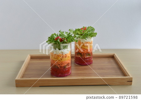 Glass salad 89721598