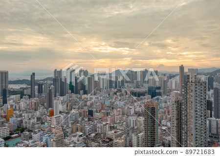 a city scape of kowloon west of Sham Shui Po 9 May 2022 89721683