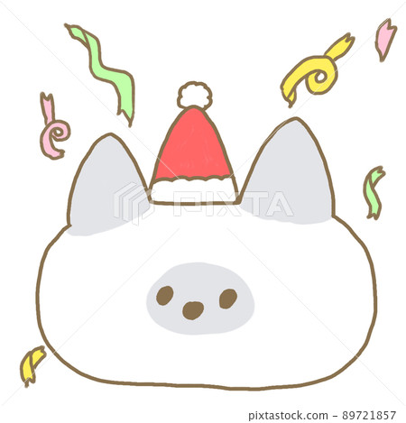 Party Nyanko 聖誕白貓透明資料 Party Nyanko 聖誕白貓透明資料 89721857