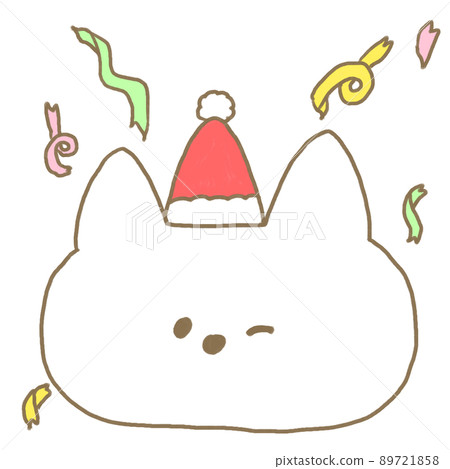 Party Nyanko 聖誕白貓透明資料 Party Nyanko 聖誕白貓透明資料 89721858