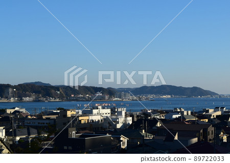 從長谷寺看鎌倉市 從長谷寺看鎌倉市 89722033
