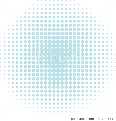 Dot Polka Dot American Comic Screentone Circle Pastel Light Blue 89722354